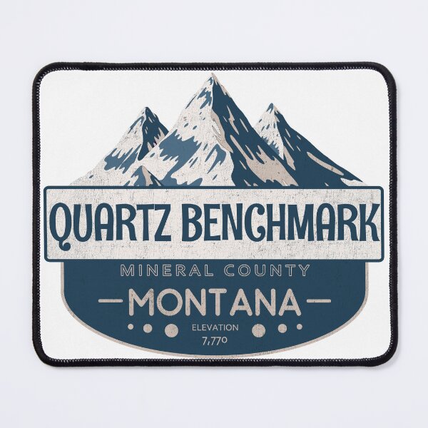 Item preview, Quartz Benchmark, Mineral County, Montana, Mountain Design designed and sold by Wanderful-roads.