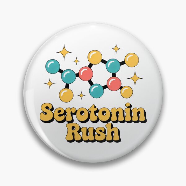 Item preview, Playful Science Graphic with Serotonin Molecule designed and sold by SplashTastic.