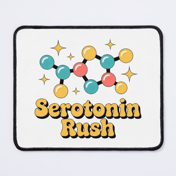 Item preview, Playful Science Graphic with Serotonin Molecule designed and sold by SplashTastic.
