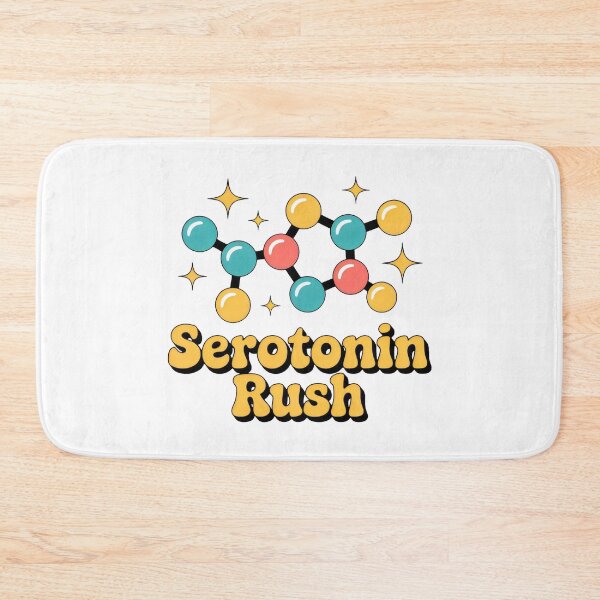 Item preview, Playful Science Graphic with Serotonin Molecule designed and sold by SplashTastic.