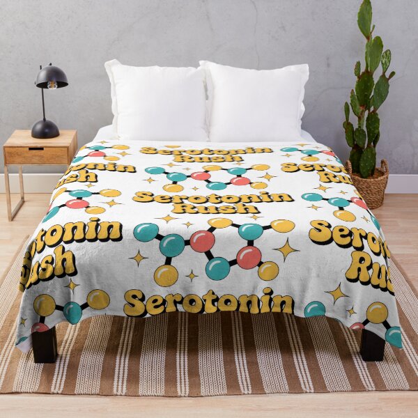 Item preview, Playful Science Graphic with Serotonin Molecule designed and sold by SplashTastic.