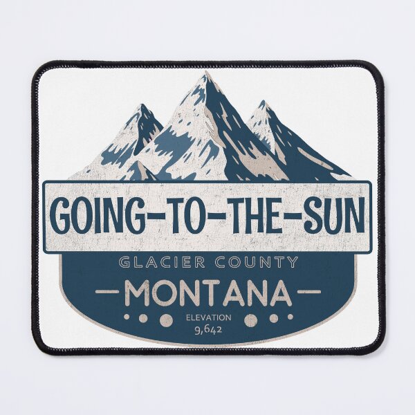Item preview, Going-To-The-Sun Mountain, Glacier County, Montana, Mountain Design designed and sold by Wanderful-roads.