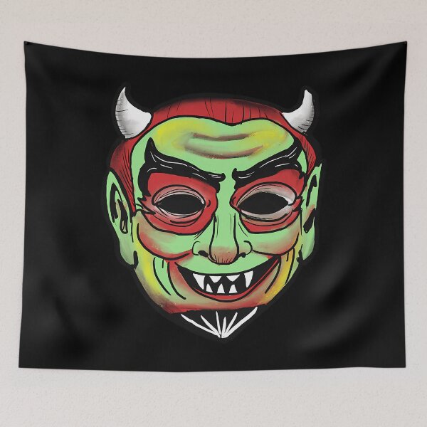 Item preview, Vintage Devil Mask designed and sold by PamelaDuncanas.