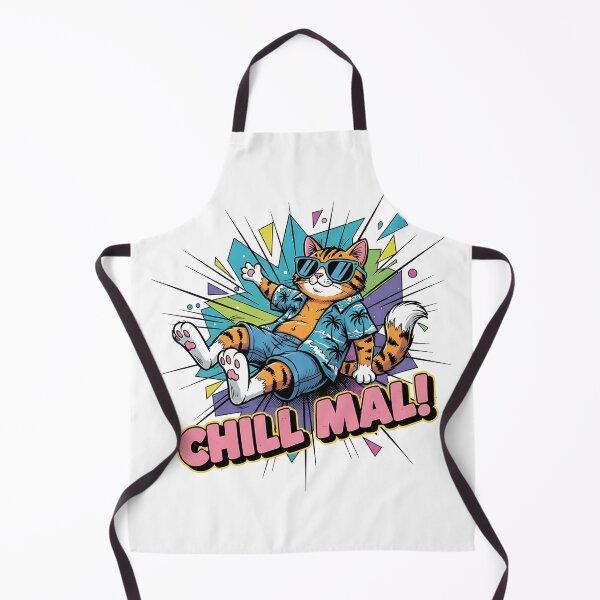 Item preview, Chill out! – Funny relaxing cat in comic style designed and sold by nkhookysun.