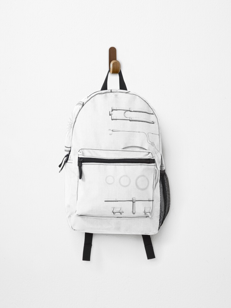 Thumbnail 1 of 3, Backpack, Bike Exploded designed and sold by LilliHeld.
