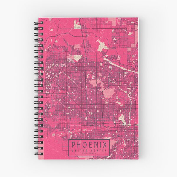 Item preview, Phoenix City Map of Arizona, USA - Blossom designed and sold by deMAP.