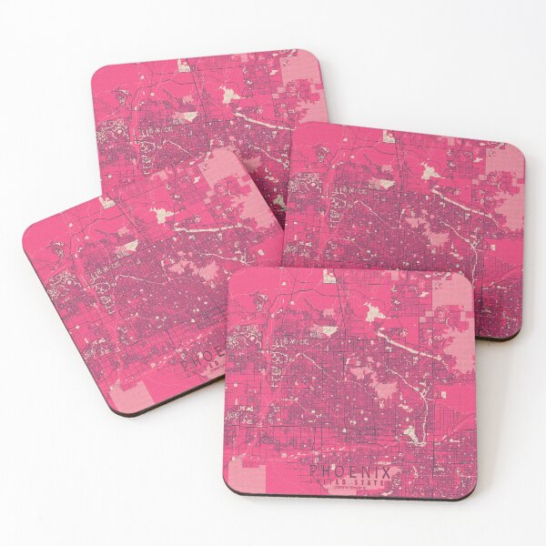Item preview, Phoenix City Map of Arizona, USA - Blossom designed and sold by deMAP.