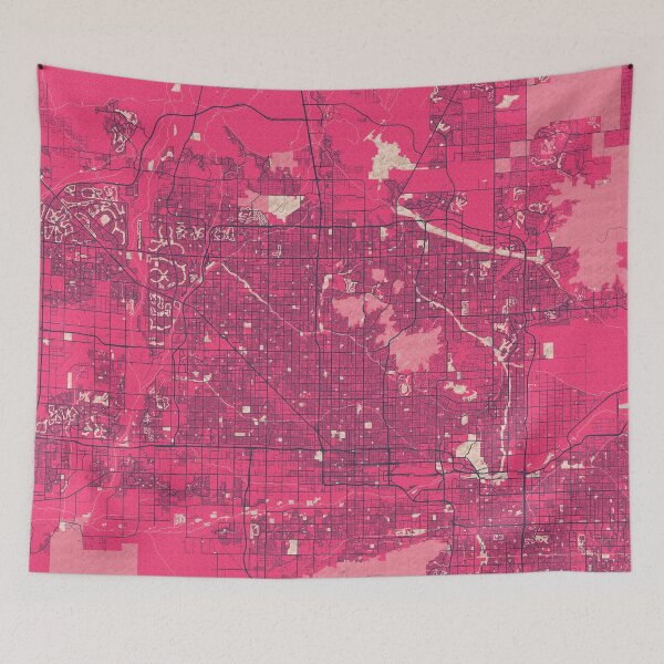 Item preview, Phoenix City Map of Arizona, USA - Blossom designed and sold by deMAP.