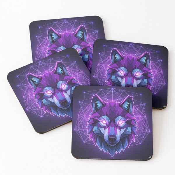 Item preview, Neon wolf designed and sold by Go and Stick.