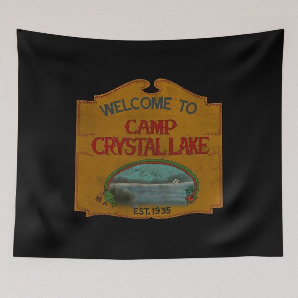 Item preview, Aged Camp Crystal Lake Halloween Horror designed and sold by RogerKSanders.