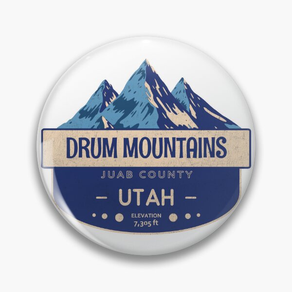 Item preview, Drum Mountains, Juab County, Utah, Mountain Design designed and sold by Wanderful-roads.