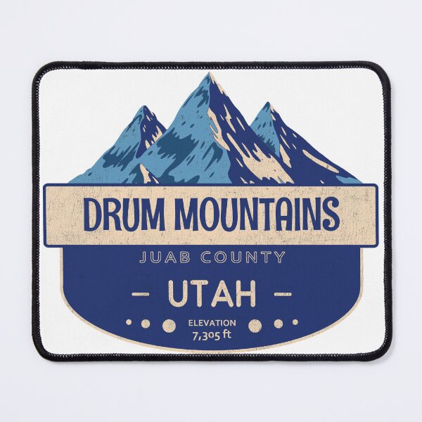 Item preview, Drum Mountains, Juab County, Utah, Mountain Design designed and sold by Wanderful-roads.