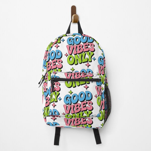 Item preview, Groovy Good Vibes Only Phrase with Sparkling Star Details designed and sold by SplashTastic.