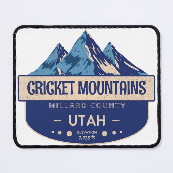 Item preview, Cricket Mountains, Millard County, Utah, Mountain Design designed and sold by Wanderful-roads.