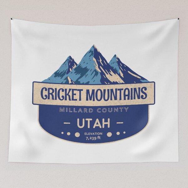 Item preview, Cricket Mountains, Millard County, Utah, Mountain Design designed and sold by Wanderful-roads.
