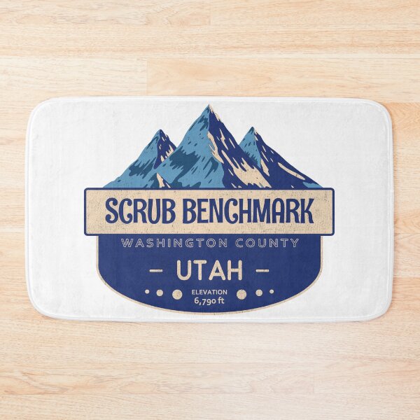 Item preview, Scrub Benchmark, Washington County, Utah, Mountain Design designed and sold by Wanderful-roads.