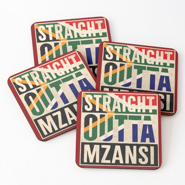 Item preview, Straight outta Mzansi South African vintage design  designed and sold by Nikki-Tee.