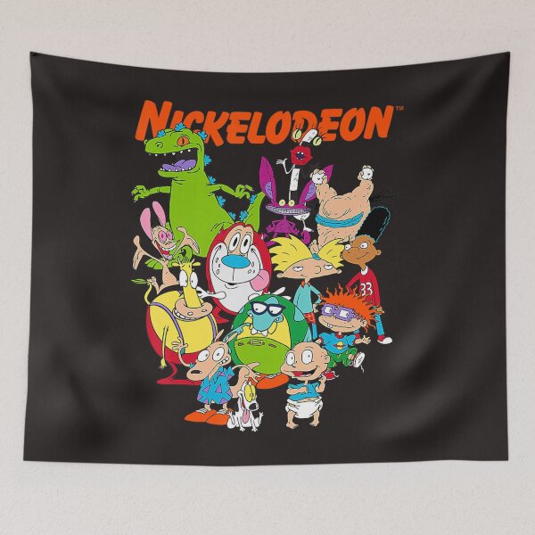 Item preview, Group Shot All Retro 90S Cartoon Characters designed and sold by LanceAllenn.