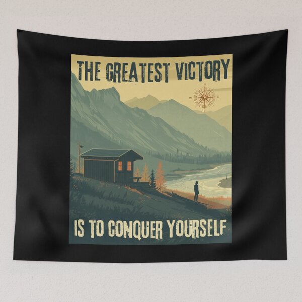 Item preview, The greatest victory is to conquer yourself designed and sold by ZoriaFlow.