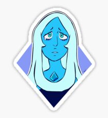 Cute Blue Diamond Sticker