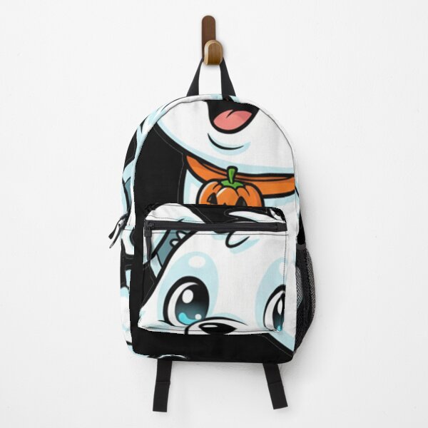 Item preview, Cute Ghost Dog with Pumpkin Collar – Adorable Halloween Design designed and sold by DamianRoy88.