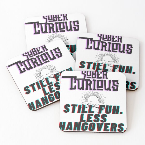 Item preview, Sober Curious Still Fun Less Hangovers T-Shirt designed and sold by Moyeri.