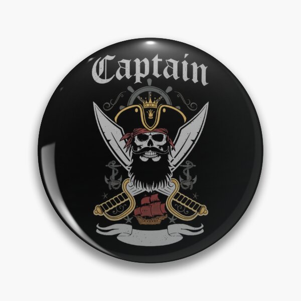 Item preview, Captain Skull with Ship and Anchors designed and sold by Iuqiune.