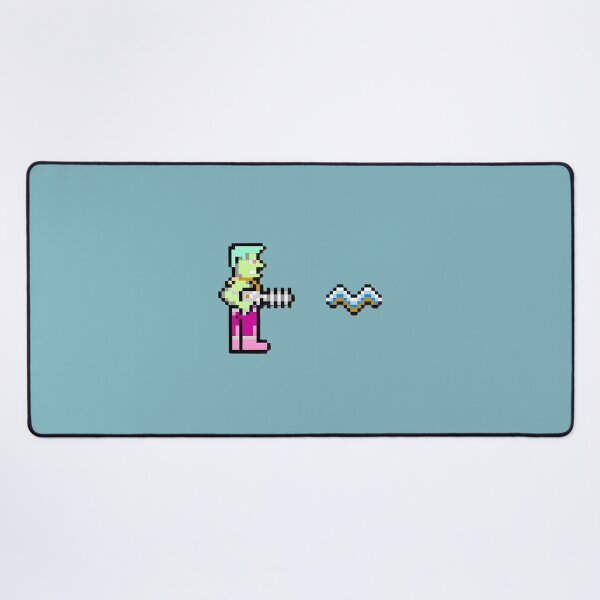 Item preview, Retro Pixelated Hero Gun Fan Art | Limited Edition designed and sold by TerryBell.