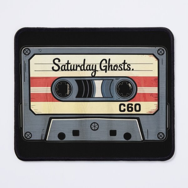 Item preview, Saturday Ghosts – Retro C60 Cassette Tee designed and sold by Random Designs.