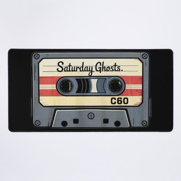 Item preview, Saturday Ghosts – Retro C60 Cassette Tee designed and sold by Random Designs.