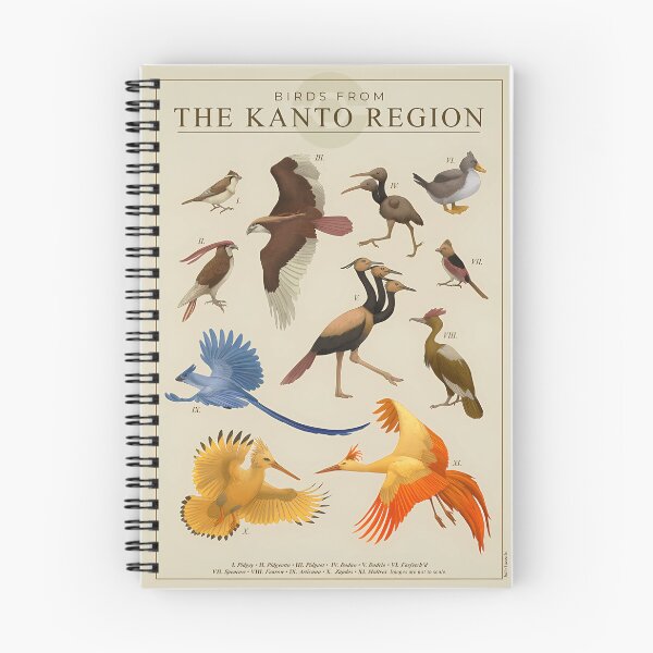 Item preview, Birds of Kanto designed and sold by SvetlanaJung.