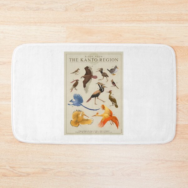 Item preview, Birds of Kanto designed and sold by SvetlanaJung.