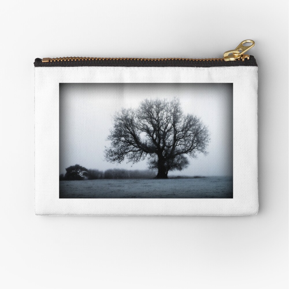 Winter Tree Zipper Pouch