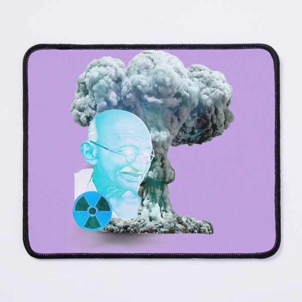 Item preview, Nuclear Peace Icon - Gandhi & Atomic Blast | Limited Edition designed and sold by TerynChrzanowsk.