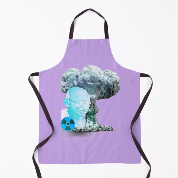 Item preview, Nuclear Peace Icon - Gandhi & Atomic Blast | Limited Edition designed and sold by TerynChrzanowsk.
