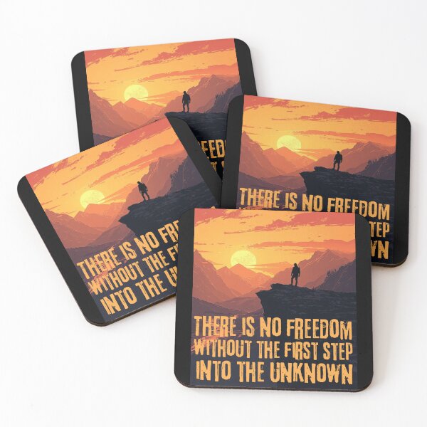Item preview, There is no freedom without the first step into the unknown designed and sold by ZoriaFlow.