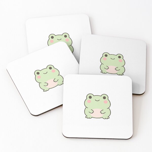 Item preview, Cute Kawaii Frog – Minimalist Chubby Frog Design designed and sold by Darrkii.