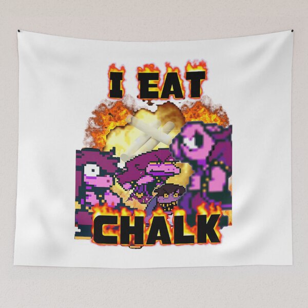 Item preview, I Eat Chalk Susie Deltarune designed and sold by AlexMendezLL.