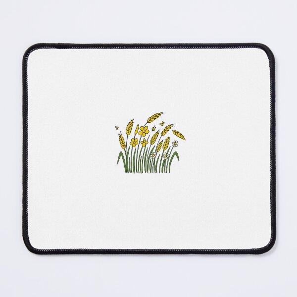 Item preview, Golden Wheat and Wildflower Meadow Illustration designed and sold by GlobeMood.