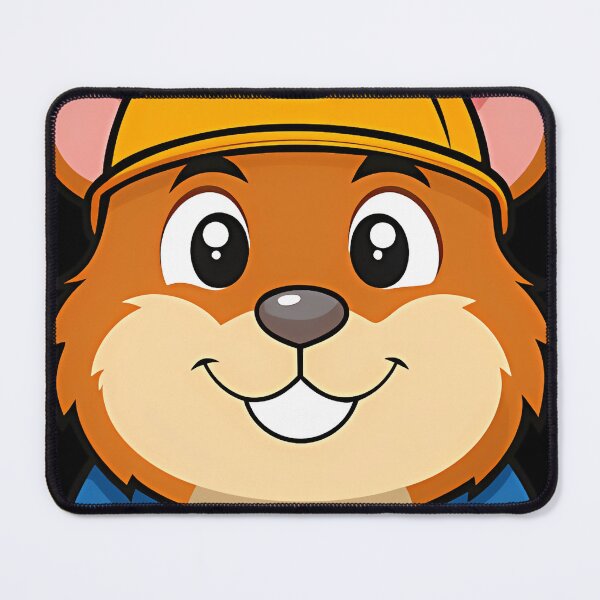 Item preview, cartoon Hamster In Construction Helmet. designed and sold by AccessoryFlee.
