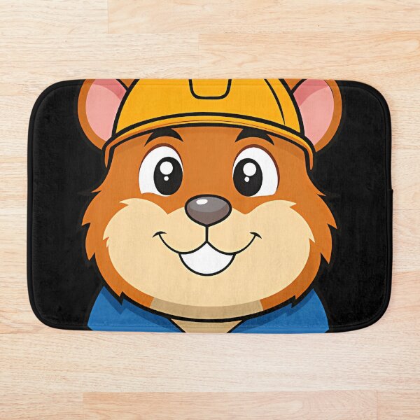 Item preview, cartoon Hamster In Construction Helmet. designed and sold by AccessoryFlee.