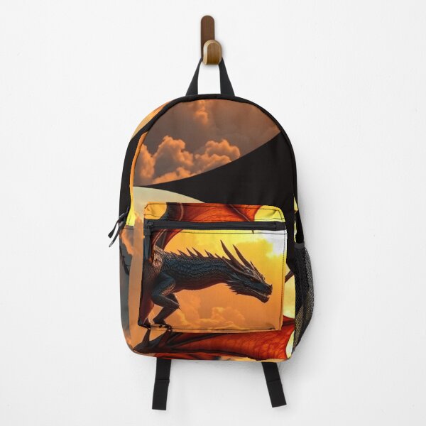 Item preview, dragon in flight round cartoon like image designed and sold by SmashingDeals.