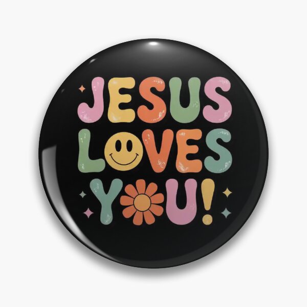 Item preview, Gráfico cristiano "Jesús te ama" | Ropa y regalo inspirador inspirador designed and sold by Goodthreadz.