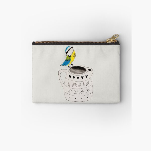 Item preview, Singing blue tit on the coffee pot designed and sold by Scandi Shop .