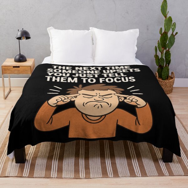 Item preview, Tell Them to Focus Funny Sarcastic Quote designed and sold by SlomianyPisarz.
