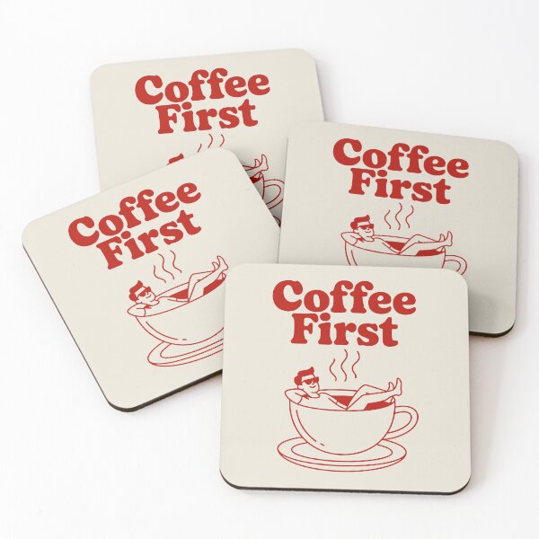 Item preview, Coffee First- World Coffee Day designed and sold by Cookiezoo.