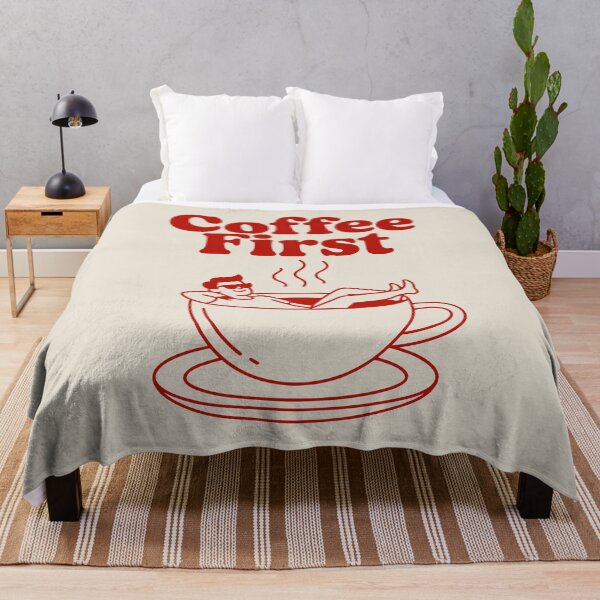 Item preview, Coffee First- World Coffee Day designed and sold by Cookiezoo.
