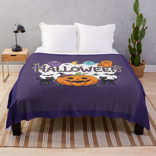 Item preview, Funny Halloween Monsters and Cats with Pumpkin Cartoon Style designed and sold by Studio Yvonne .