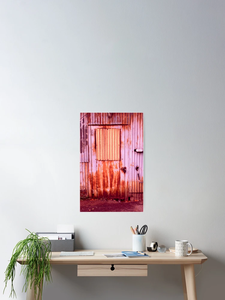 Thumbnail 2 of 3, Poster, Pink Rusted Door designed and sold by Steven Godfrey.
