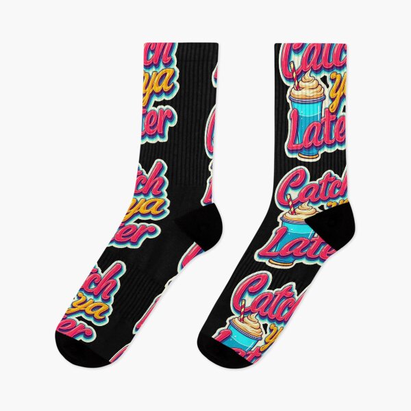 Item preview, Catch Ya Later Colorful Typography Design designed and sold by Lulunza.